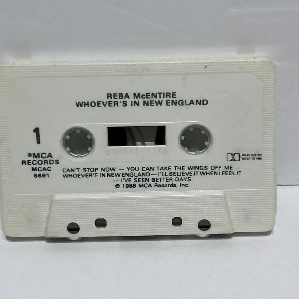 Set of 3 Reba McEntire Whoever's in New England Cassette Tapes Country - Picture 8 of 9
